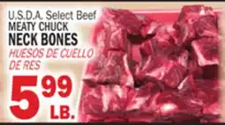 Bravo Supermarkets MEATY CHUCK NECK offer