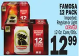 Bravo Supermarkets FAMOSA 12 PACK offer