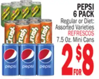 Bravo Supermarkets PEPSI 6 PACK offer