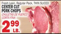 Bravo Supermarkets CENTER CUT PORK CHOPS offer