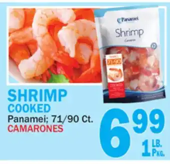 Bravo Supermarkets PANAMEI SHRIMP COOKED offer