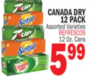 Bravo Supermarkets CANADA DRY 12 PACK offer