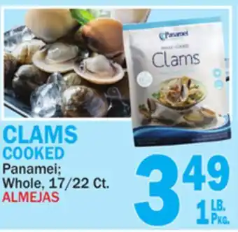 Bravo Supermarkets PANAMEI CLAMS COOKED offer