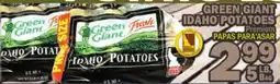 Bravo Supermarkets GREEN GIANT IDAHO POTATOES offer