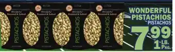 Bravo Supermarkets WONDERFUL PISTACHIOS offer