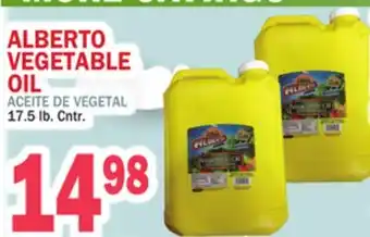 Bravo Supermarkets ALBERTO VEGETABLE OIL offer