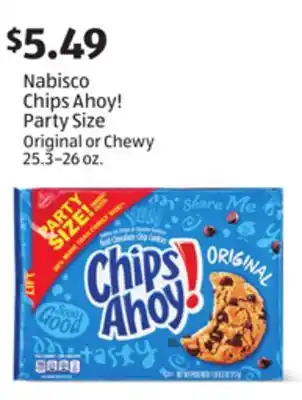 Aldi Nabisco Chips Ahoy! Party Size offer