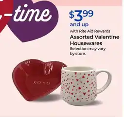 Rite Aid Assorted Valentine Housewares offer