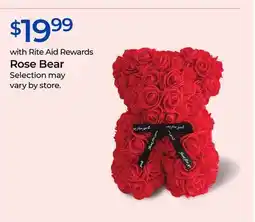 Rite Aid Rose Bear offer