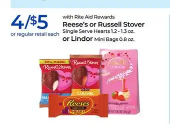 Rite Aid Reese's or Russell Stover or Lindor offer