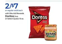 Rite Aid Doritos or Select Queso offer