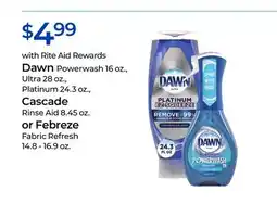 Rite Aid Dawn, Cascade or Febreze offer