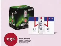 Rite Aid Beck's, Michelob Ultra or Presidente offer