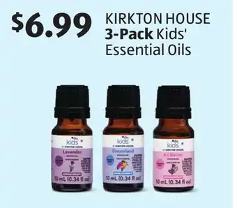 Aldi KIRKTON HOUSE 3-Pack Kids' Essential Oils offer