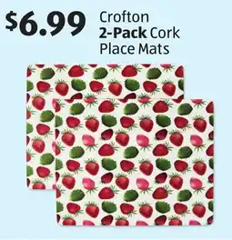 Aldi Crofton 2-Pack Cork Place Mats offer