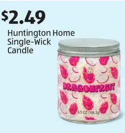 Aldi Huntington Home Single-Wick Candle offer