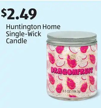 Aldi Huntington Home Single-Wick Candle offer