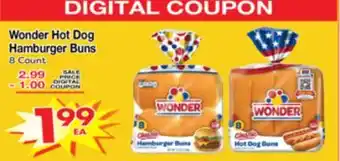 Superior Grocers Wonder Hot Dog Hamburger Buns offer