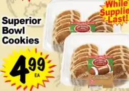 Superior Grocers Superior Bowl Cookies offer