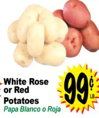 Superior Grocers White Rose or Red Potatoes offer