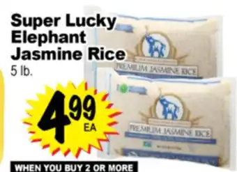 Superior Grocers Super Lucky Elephant Jasmine Rice offer