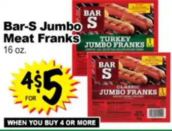 Superior Grocers Bar-S Jumbo Meat Franks offer