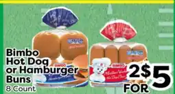 Superior Grocers Bimbo Hot Dog or Hamburger Buns offer