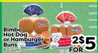 Superior Grocers Bimbo Hot Dog or Hamburger Buns offer