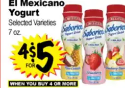 Superior Grocers El Mexicano Yogurt offer