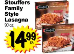 Superior Grocers Stouffers Family Style Lasagna offer