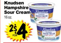 Superior Grocers Knudsen Hampshire Sour Cream offer