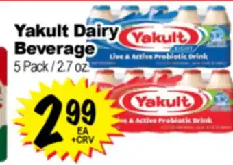 Superior Grocers Yakult Dairy Beverage offer