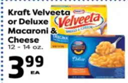 Superior Grocers Kraft Velveeta or Deluxe Macaroni & Cheese offer