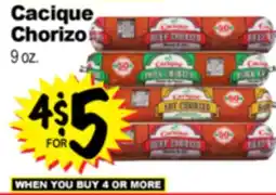 Superior Grocers Cacique Chorizo offer