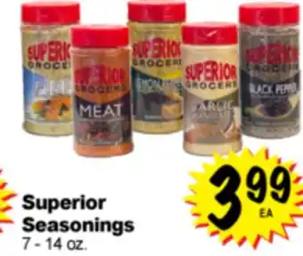 Superior Grocers Superior Seasonings offer