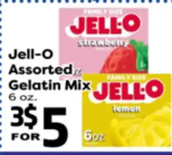 Superior Grocers Jell-O Assorted Gelatin Mix offer