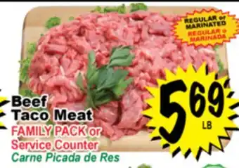 Superior Grocers Beef Taco Meat offer