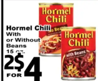 Superior Grocers Hormel With or Without Beans offer