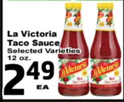 Superior Grocers La Victoria Taco Sauce offer