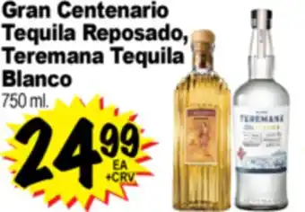 Superior Grocers Gran Centenario Tequila Reposado, Teremana Tequila Blanco offer