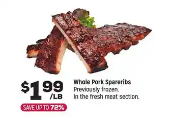 Grocery Outlet Whole Pork Spareribs offer