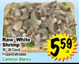 Superior Grocers Raw White Shrimp offer