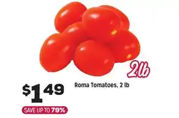 Grocery Outlet Roma Tomatoes, 2 lb offer