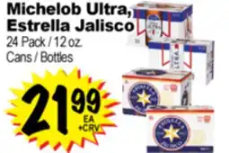 Superior Grocers Michelob Ultra, Estrella Jalisco offer