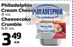 Superior Grocers Philadelphia Cream Cheese 8 oz. Cheesecake Crumble 6.6 oz offer