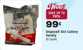 Grocery Outlet 51ct Cutlery Variety offer