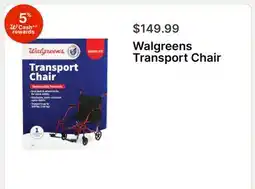 Walgreens Walgreens Transport Chair offer