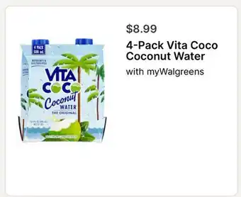 Walgreens Vita Coco Coconut Water offer