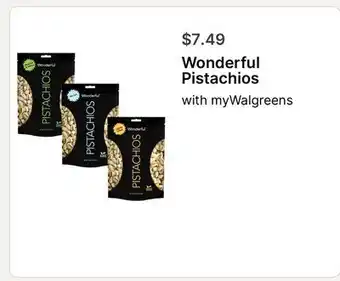 Walgreens Wonderful Pistachios offer