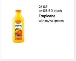 Walgreens Tropicana offer